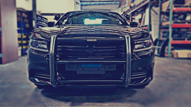 Dodge charger police push top bar